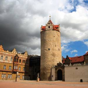 Eulenspiegelturm des Schlosses Bernburg (Romanischer Bergfried)