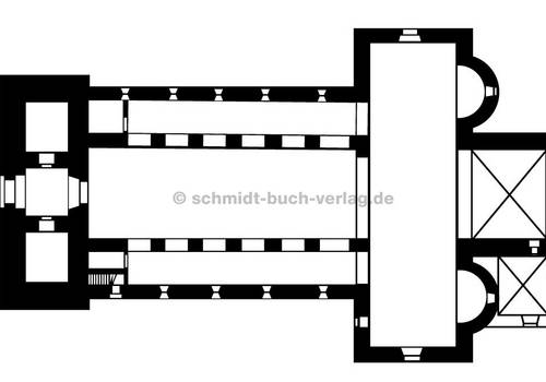 burg_unterkirche.jpg ( © Der Grundriss stammt aus dem offiziellen Reiseführer Auf der Straße der Romanik)