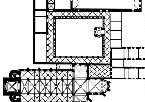 kloster_unser_lieben_md.jpg ( © Der Grundriss stammt aus dem offiziellen Reiseführer Auf der Straße der Romanik)